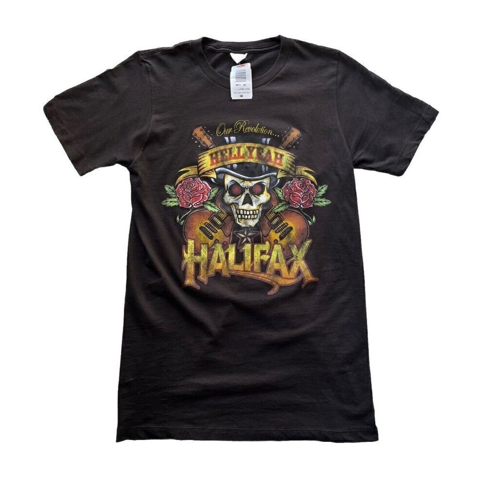 Hot Topic Men's Black Hellyeah Halifax Short Sleeve T-shirt Size S - Picture 1 of 10